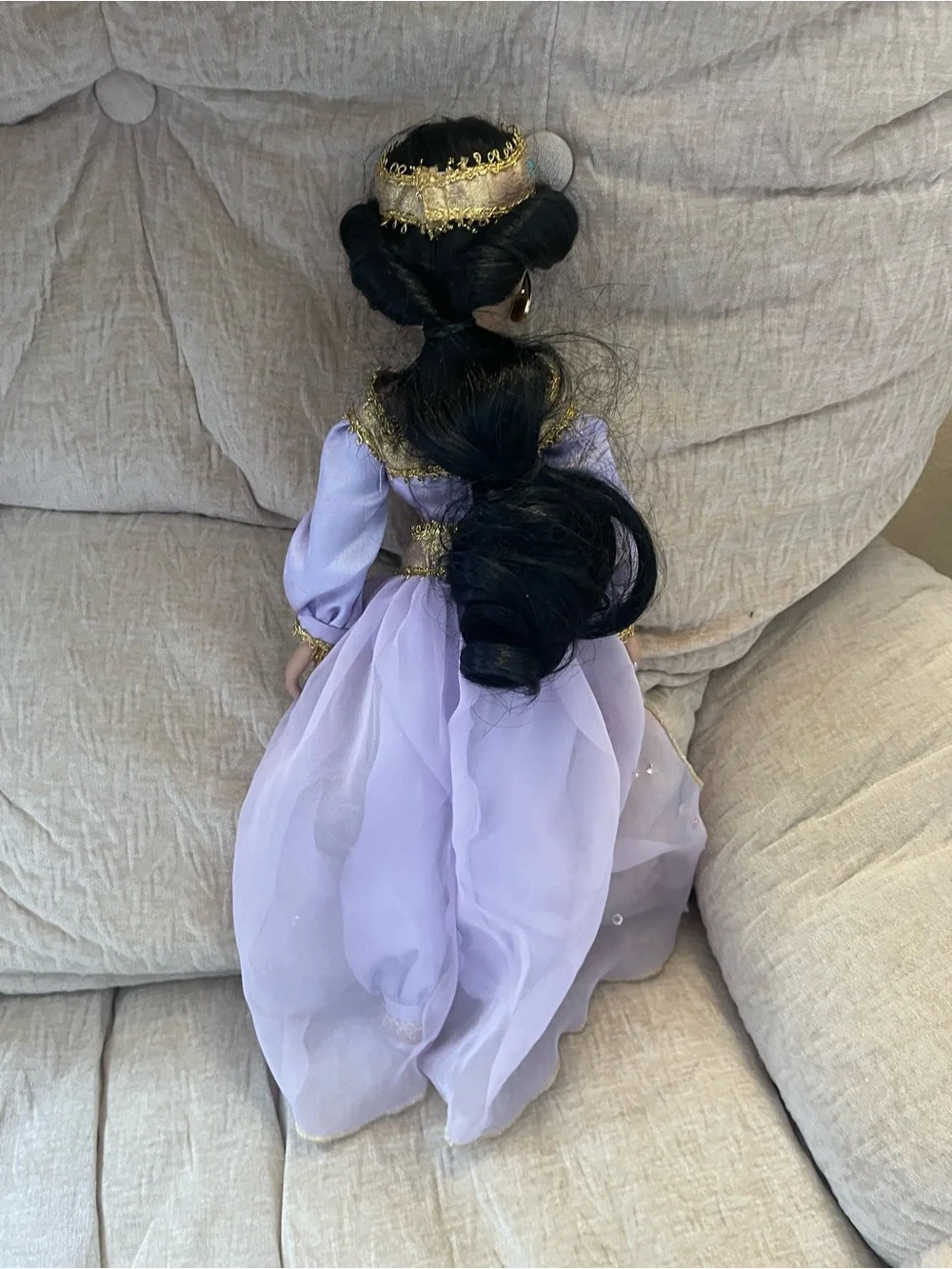 Princess Jasmine Lavender Girls' Costume Doll Outfit